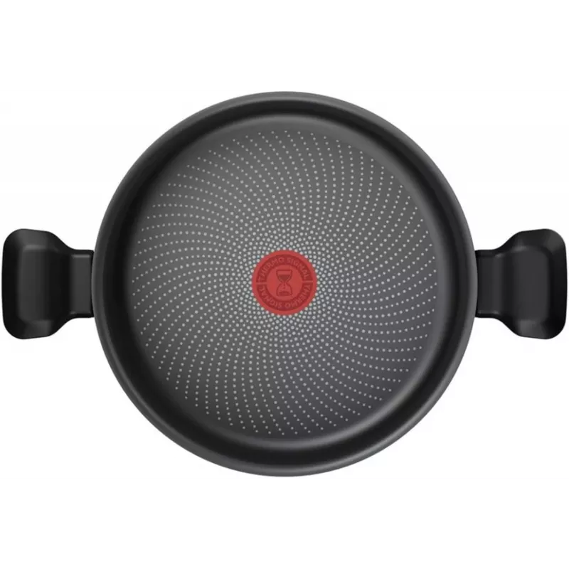 Diepe pan Tefal H0567042 24 cm met deksel — antiaanbak kookgerei, 24 cm diameter