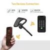 Bekabelde/Bluetooth-headset YENKEE YHF F20BK – headset met inline-microfoon voor gesprekken en audio