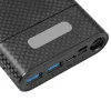 Akyga AK-BC-04 Powerbank-behuizing 20000 mAh, 8x 18650, 18W PD QC4+, USB-C, 2x USB-A, Lightning