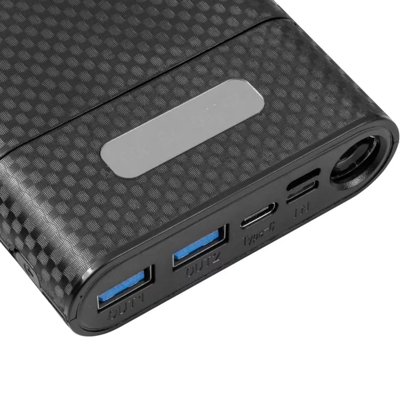 Akyga AK-BC-04 Powerbank-behuizing 20000 mAh, 8x 18650, 18W PD QC4+, USB-C, 2x USB-A, Lightning