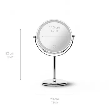 Vrijstaande make-upspiegel Medisana CM 844 LED-touchbediening, 7× vergroting, ingebouwde 1000 mAh-accu, dimbaar driekleurig licht