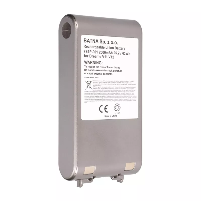 Vervangende accu Extralink voor Dreame V11 V12 V11SE V12Pro 2500mAh Li-Ion