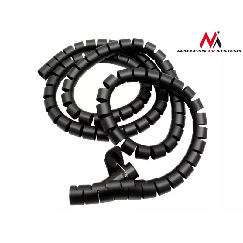 Maclean MCTV-676 B kabelgoot-organizer, zwart