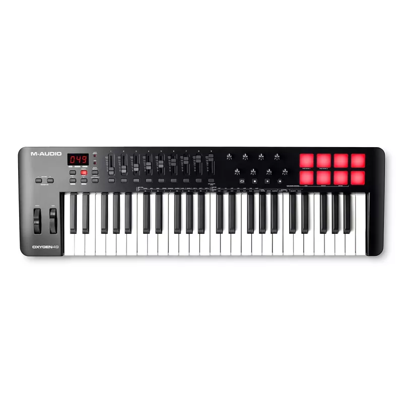 M-AUDIO Oxygen 49 (MKV) MIDI-toetsenbord 49 toetsen USB Zwart
