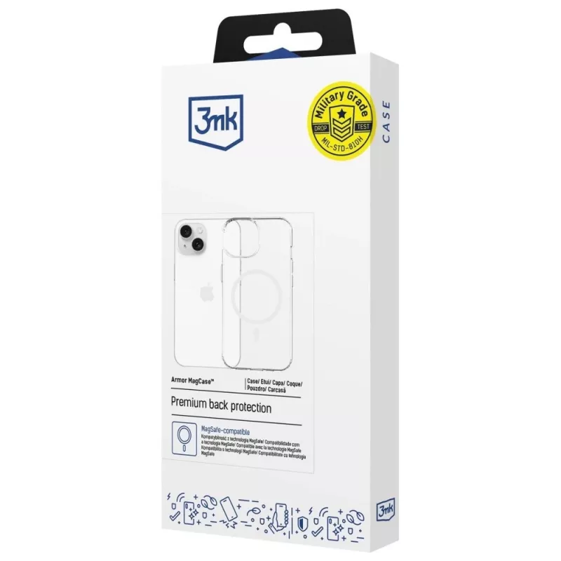 Beschermhoes MagCase Armor van 3MK voor Apple iPhone 13/14 — magnetische compatibiliteit, slank design