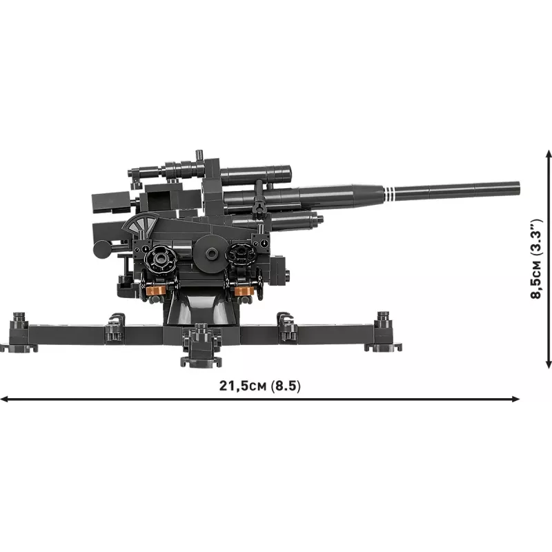 Constructieset Cobi Blocks 10,5 cm Flak 39 — 339 onderdelen