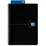 Schrijfboek Oxford 100102565 A5 zwart blauw