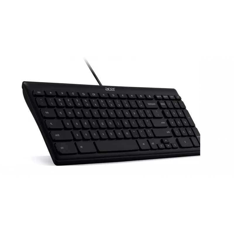 Acer AKW900 GP.KBD11.04F bedraad USB-toetsenbord, US International QWERTY, zwart