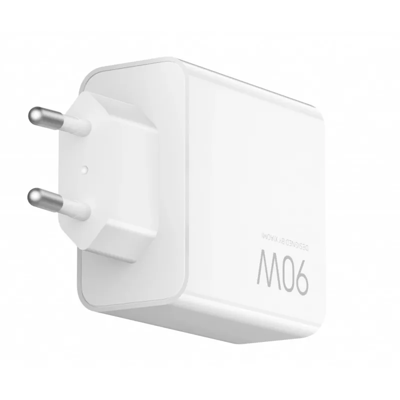Voeding Xiaomi 90W HyperCharge 3-poorts EU — 90W USB-oplader met drie uitgangspoorten (EU-stekker)