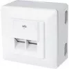 Outlet Box RJ-45 wit ShiverPeaks BS74272-SET