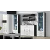 Cama Meble UNI woonkamerdressoir, grijs/wit hoogglans
