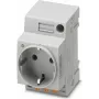 Phoenix Contact schakelkaststopcontact EO-CF/PT/LED grijs 1 stuk (804040)