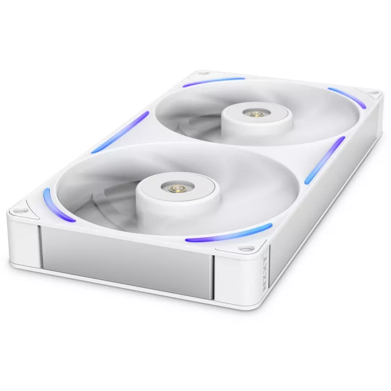 NZXT F280X RF-U28PN-W1 RGB 280 mm behuizingsventilator, 140 mm, 2400 rpm, 41 dB, wit