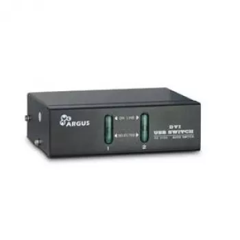 Inter-Tech Argus KVM-AS-21DA - KVM-/audioswitch - 2 x KVM/audio - desktop (88887200)