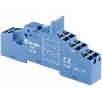 Finder relaissokkel 1 stuk 95.P5 serie 40, serie 44, serie 99, serie 86 40.52, Finder (95.P5)