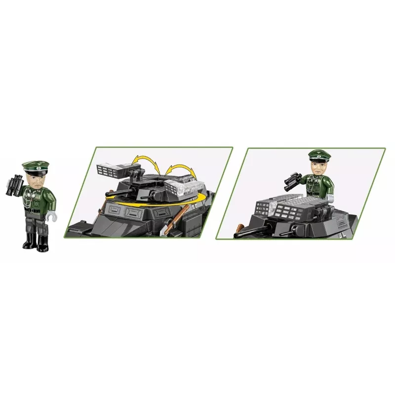 Cobi Blocks Sd.Kfz 222 modelbouwpakket COBI-2657 — 502 bouwstenen