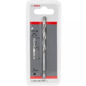 Centerboor Bosch HSS-G pilotboor 6,35 mm