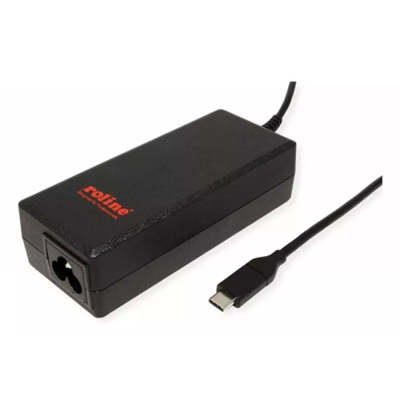 Voeding ROLINE C5-BU 65W USB Type-C, 65 W uitgang, USB-C PD compatibel