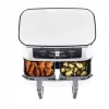 Ninja AF400EU Double heteluchtfriteuse 9,5 L 2470 W wit, draai- en touchbediening