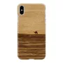 Smartphonehoesje man and wood voor iPhone XS Max — terra white