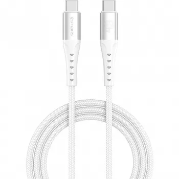 USB-kabel 4smarts 541452 1,5 m USB-C wit 0,48 Gbit/s