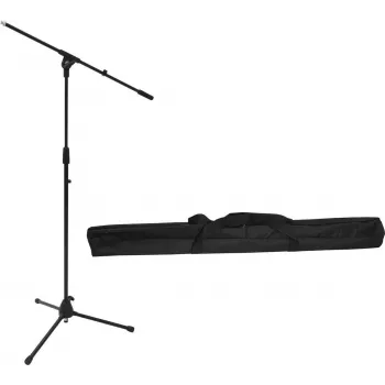 Microfoonstatief Omnitronic MS-2 met giek, zwart
