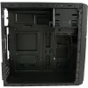 LC Power 2015MB - tower - micro ATX - zonder voeding - zwart - USB/audio (LC-2015MB-ON)