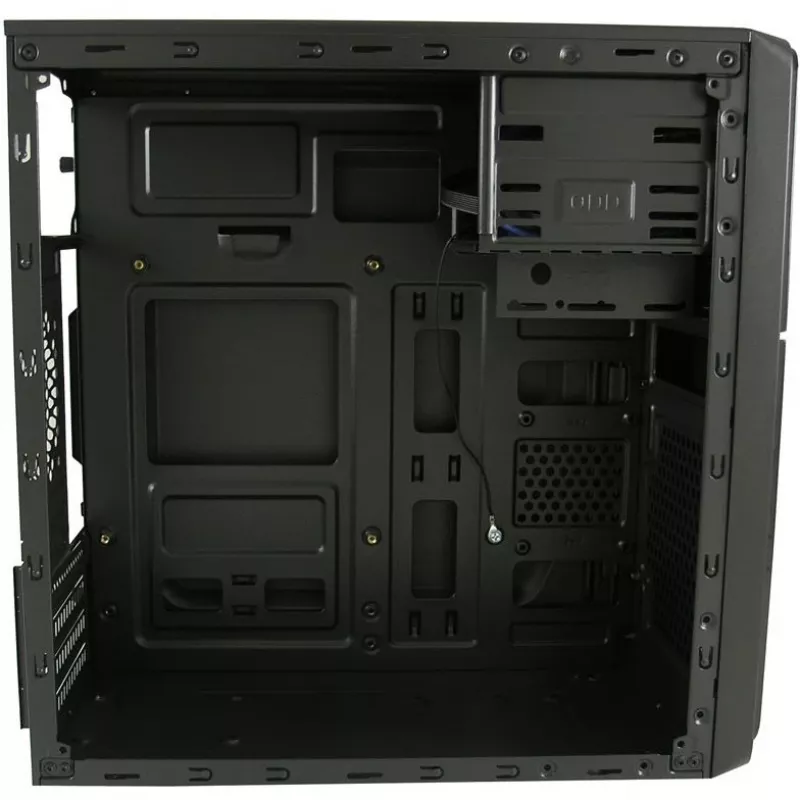 LC Power 2015MB - tower - micro ATX - zonder voeding - zwart - USB/audio (LC-2015MB-ON)
