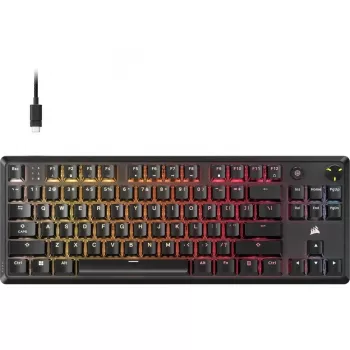 Corsair K70 CORE TKL | tenkeyless mechanisch gaming-toetsenbord | bedraad | NA | zwart | 0,973 g | MLX RED