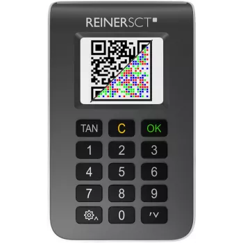 ReinerSCT tanJack photo QR - TAN-generator - antraciet