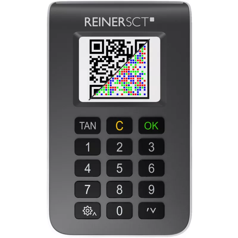 ReinerSCT tanJack photo QR - TAN-generator - antraciet
