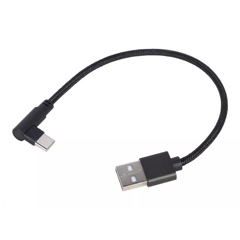 Kabel USB 2.0 naar USB-C haaks / CC-USB2-AMCML-0,2M GEMBIRD