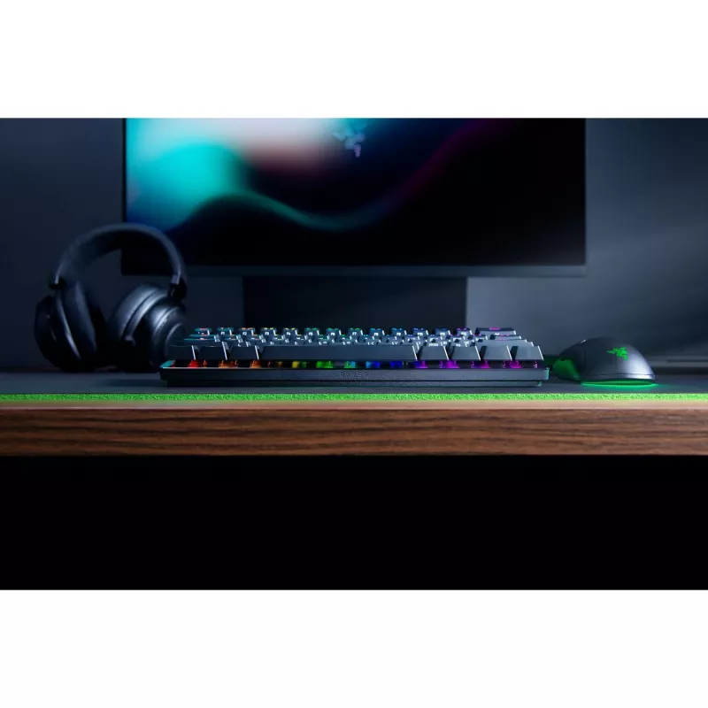 Huntsman Mini, gaming-toetsenbord zwart, DE-layout, Razer Linear Optical (Red)