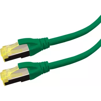 Netwerkkabel LOGON APR6A100G Cat6a S/FTP (S-STP) 10 m, RJ-45 - groen