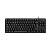 Logitech G G413 TKL SE, bedraad, USB, mechanische schakelaar, QWERTZ, LED, zwart