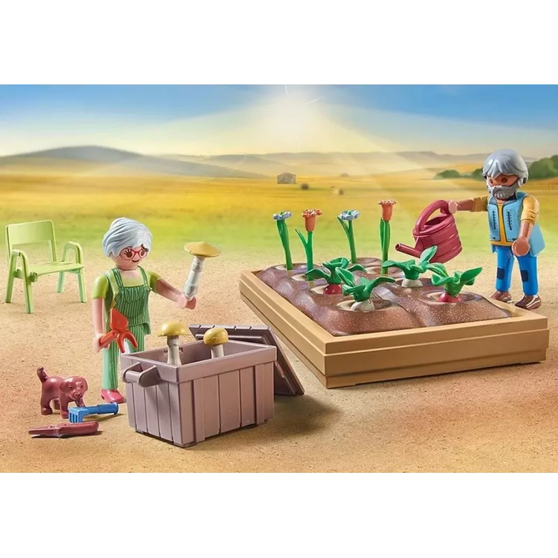 Playmobil 71443 Country: groentetuin met grootouders