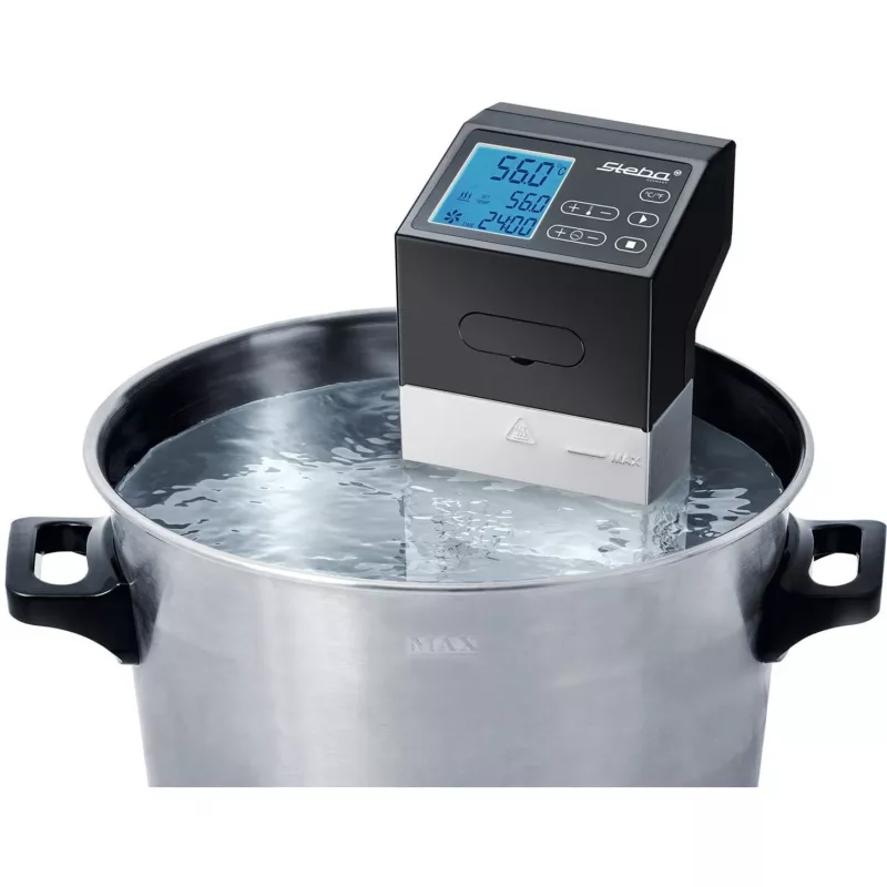Steba SV 100 Professional sous-vide-kooktoestel, 1500 W, roestvrij staal/zwart
