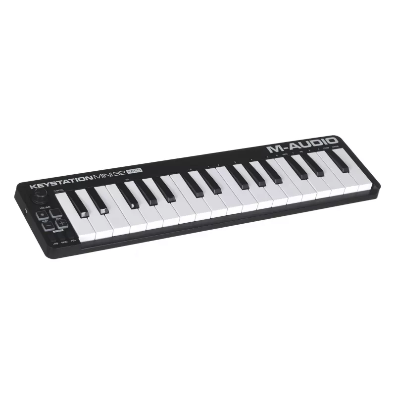 M-AUDIO Keystation Mini 32 MK3 MIDI-toetsenbord 32 toetsen USB zwart, wit