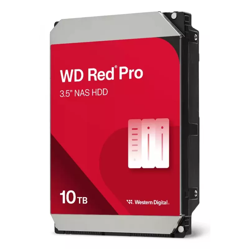 WD Red Pro WD103KFBX - harde schijf - Enterprise - 10TB - intern - 3,5 (8,9 cm) - SATA 6Gb/s - 7200 rpm - buffer: 512MB (WD103KFBX)