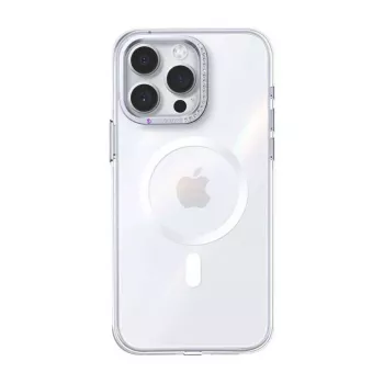 Beschermende transparante MagSafe-hoes Joyroom PN-15B4 voor iPhone 15 Pro Max, slanke transparante schaal, MagSafe-compatibel