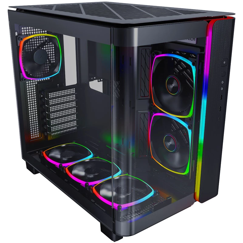 Montech KING 95 PRO Midi-Tower, Tempered Glass, ARGB - zwart