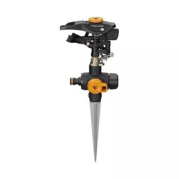 Fiskars omnidirectionele ON/OFF-pulsregensproeier op een pin