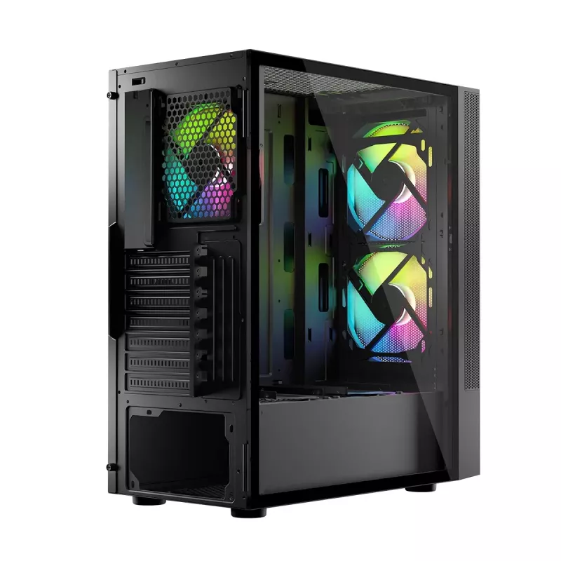 Logic ARYA ARGB MINIDI USB 3.0 behuizing zwart