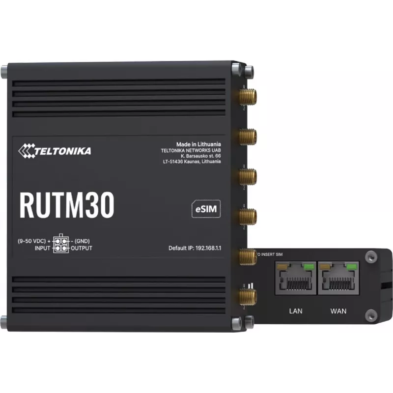 5G mobiele router TELTONIKA RUTM30 — mobiele en stationaire installaties met wlan