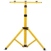 Statiev MACLEAN MCE583 in hoogte verstelbaar voor schijnwerpers, metalen frame, geel