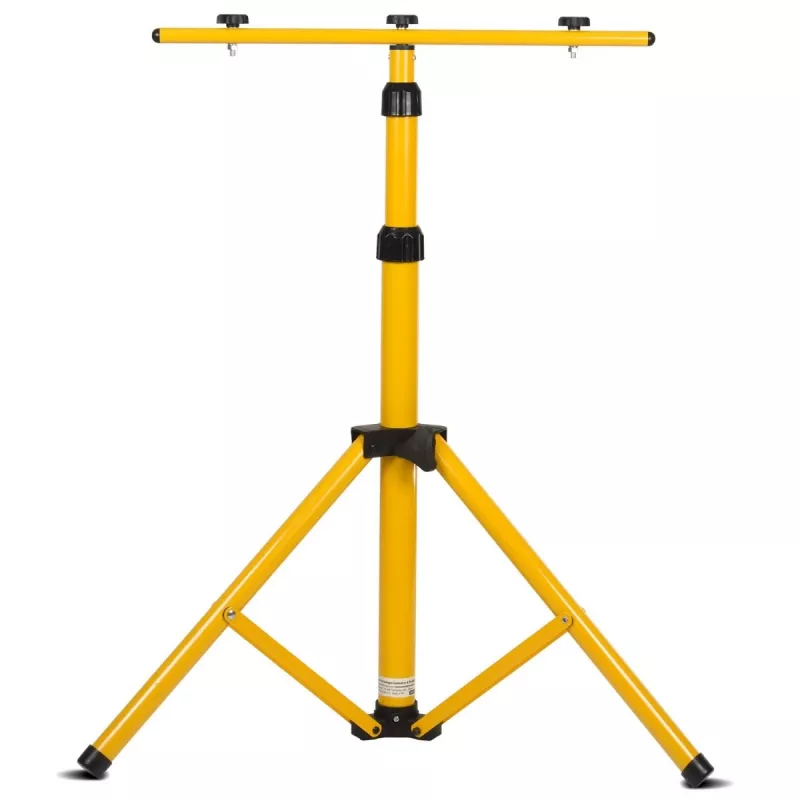 Statiev MACLEAN MCE583 in hoogte verstelbaar voor schijnwerpers, metalen frame, geel