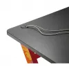 NanoRS RS120 gaming-computertafel, modern design, licht en stabiel (max. 50 kg belasting), zwart & oranje