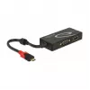 USB-grafische adapter DeLOCK 87730 3840 x 2160 pixel zwart