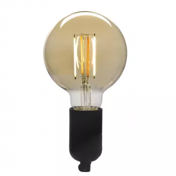 Slimme gloeilamp Denver LBF-404 Wi-Fi zwart transparant energieklasse F
