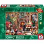 Schmidt Spiele 58872 puzzel – 1000 stukjes, kerstscène, vanaf 12 jaar